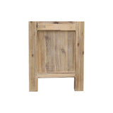 darrahopens Furniture > Living Room TV Cabinet with 3 Storage Drawers with Shelf Solid Acacia Wooden Frame Entertainment Unit in Oak Colour