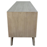 Darrahopens Furniture > Living Room Tyler 166cm ETU Entertainment TV Unit 2 Door Solid Acacia Timber Brushed Smoke