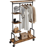 darrahopens Furniture > Living Room VASAGLE Clothes Rack Rustic Brown HSR66BX