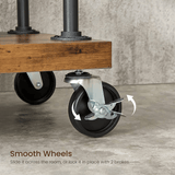 darrahopens Furniture > Living Room VASAGLE Clothes Rack Rustic Brown HSR66BX