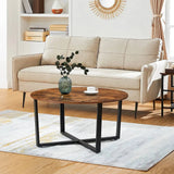 Darrahopens Furniture > Living Room VASAGLE Round Coffee Table