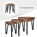 darrahopens Furniture > Living Room Vintage Nesting Coffee Table Set of 3