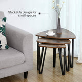 darrahopens Furniture > Living Room Vintage Nesting Coffee Table Set of 3