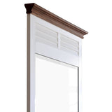 Darrahopens Furniture > Living Room Virginia Dresser Vanity Mirror for Bedroom - White