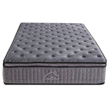 darrahopens Furniture > Mattresses Casa Decor Bamboo Charcoal Mattress Pocket Spring Pillowtop 5 Zone 32cm Depth - Double - Charcoal