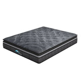 Darrahopens Furniture > Mattresses Cloud Zone Double Layer Euro Top Pocket Spring Mattress Plush Medium Firm 34cm - Single