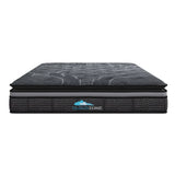 Darrahopens Furniture > Mattresses Cloud Zone Double Layer Euro Top Pocket Spring Mattress Plush Medium Firm 34cm - Single