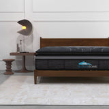 Darrahopens Furniture > Mattresses Cloud Zone Double Layer Euro Top Pocket Spring Mattress Plush Medium Firm 34cm - Single