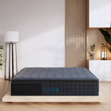 Darrahopens Furniture > Mattresses Eco Lux Euro Top 7 -Zone Pocket Spring Mattress Plush Edge Support Medium Firm - King Single