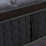 Darrahopens Furniture > Mattresses Eco Lux Euro Top 7 -Zone Pocket Spring Mattress Plush Edge Support Medium Firm - Single