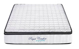 darrahopens Furniture > Mattresses Ergopedic Mattress 5 Zone Latex Pocket Spring Mattress In A Box 30cm - King Single - White  Grey  Black