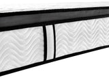 darrahopens Furniture > Mattresses Ergopedic Mattress 5 Zone Latex Pocket Spring Mattress In A Box 30cm - King - White  Grey  Black