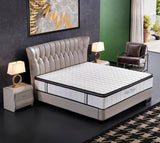 darrahopens Furniture > Mattresses Ergopedic Mattress 5 Zone Latex Pocket Spring Mattress In A Box 30cm - King - White  Grey  Black