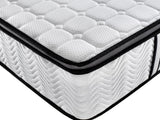 darrahopens Furniture > Mattresses Ergopedic Mattress 5 Zone Latex Pocket Spring Mattress In A Box 30cm - Queen - White  Grey  Black