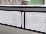 darrahopens Furniture > Mattresses Ergopedic Mattress 5 Zone Latex Pocket Spring Mattress In A Box 30cm - Queen - White  Grey  Black