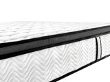 darrahopens Furniture > Mattresses Ergopedic Mattress 5 Zone Latex Pocket Spring Mattress In A Box 30cm - Single - White  Grey  Black