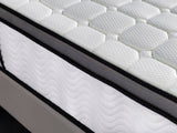 darrahopens Furniture > Mattresses Ergopedic Mattress 5 Zone Latex Pocket Spring Mattress In A Box 30cm - Single - White  Grey  Black