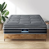 Darrahopens Furniture > Mattresses Giselle 35CM KING Mattress Bed 7 Zone Dual Euro Top Pocket Spring Medium Firm