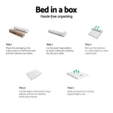 Darrahopens Furniture > Mattresses Giselle Bedding 13cm Mattress Tight Top Single