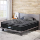 darrahopens Furniture > Mattresses Giselle Bedding Alanya Euro Top Pocket Spring Mattress 34cm Thick Double