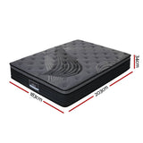 darrahopens Furniture > Mattresses Giselle Bedding Alanya Euro Top Pocket Spring Mattress 34cm Thick King