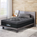 darrahopens Furniture > Mattresses Giselle Bedding Alanya Euro Top Pocket Spring Mattress 34cm Thick Single