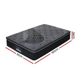 darrahopens Furniture > Mattresses Giselle Bedding Alanya Euro Top Pocket Spring Mattress 34cm Thick Single