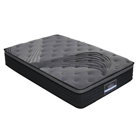 darrahopens Furniture > Mattresses Giselle Bedding Alanya Euro Top Pocket Spring Mattress 34cm Thick Single