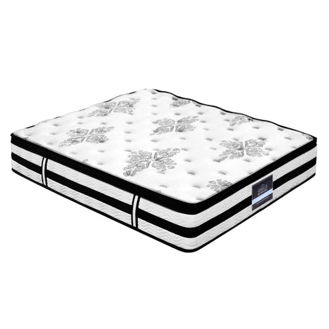 darrahopens Furniture > Mattresses Giselle Bedding Algarve Euro Top Pocket Spring Mattress 34cm Thick Queen