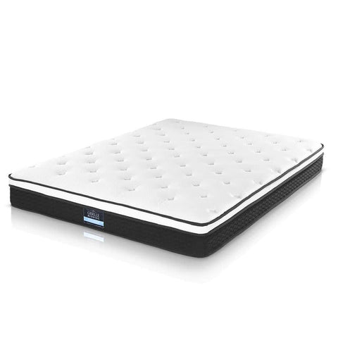 darrahopens Furniture > Mattresses Giselle Bedding Bonita Euro Top Bonnell Spring Mattress 21cm Thick Double