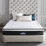 darrahopens Furniture > Mattresses Giselle Bedding Bonita Euro Top Bonnell Spring Mattress 21cm Thick Queen