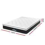 darrahopens Furniture > Mattresses Giselle Bedding Bonita Euro Top Bonnell Spring Mattress 21cm Thick Queen