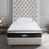 darrahopens Furniture > Mattresses Giselle Bedding Bonita Euro Top Bonnell Spring Mattress 21cm Thick Single