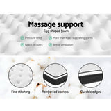 darrahopens Furniture > Mattresses Giselle Bedding Bonita Euro Top Bonnell Spring Mattress 21cm Thick Single