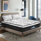 darrahopens Furniture > Mattresses Giselle Bedding Como Euro Top Pocket Spring Mattress 32cm Thick Double