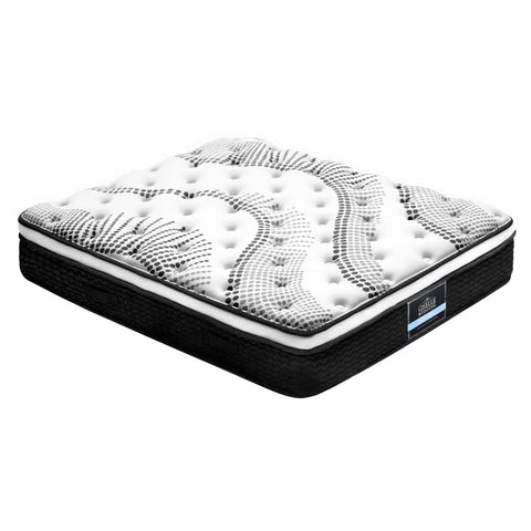 darrahopens Furniture > Mattresses Giselle Bedding Como Euro Top Pocket Spring Mattress 32cm Thick Double