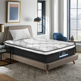 darrahopens Furniture > Mattresses Giselle Bedding Como Euro Top Pocket Spring Mattress 32cm Thick King Single