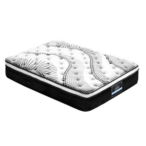 darrahopens Furniture > Mattresses Giselle Bedding Como Euro Top Pocket Spring Mattress 32cm Thick King Single