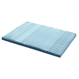 darrahopens Furniture > Mattresses Giselle Bedding Cool Gel 7-zone Memory Foam Mattress Topper w/Bamboo Cover 8cm - King