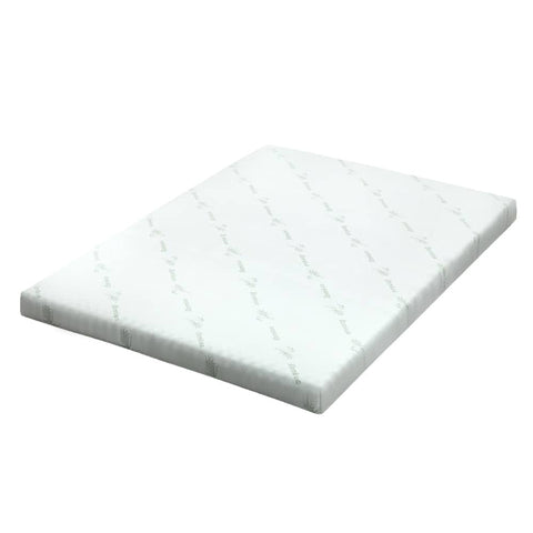 darrahopens Furniture > Mattresses Giselle Bedding Cool Gel Memory Foam Mattress Topper w/Bamboo Cover 10cm - Queen