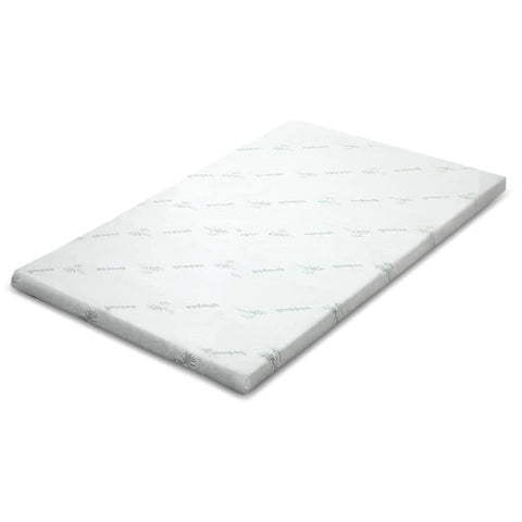 darrahopens Furniture > Mattresses Giselle Bedding Cool Gel Memory Foam Mattress Topper w/Bamboo Cover 5cm - Single