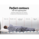 darrahopens Furniture > Mattresses Giselle Bedding Cool Gel Memory Foam Mattress Topper w/Bamboo Cover 8cm - King
