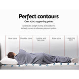 darrahopens Furniture > Mattresses Giselle Bedding Cool Gel Memory Foam Mattress Topper w/Bamboo Cover 8cm - Single