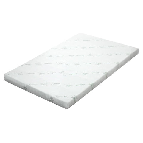 darrahopens Furniture > Mattresses Giselle Bedding Cool Gel Memory Foam Mattress Topper w/Bamboo Cover 8cm - Single