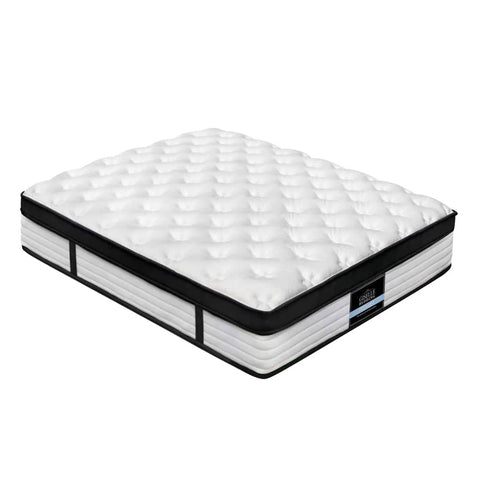 darrahopens Furniture > Mattresses Giselle Bedding Devon Euro Top Pocket Spring Mattress 31cm Thick King