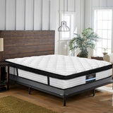 darrahopens Furniture > Mattresses Giselle Bedding Devon Euro Top Pocket Spring Mattress 31cm Thick Queen