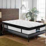 darrahopens Furniture > Mattresses Giselle Bedding Devon Euro Top Pocket Spring Mattress 31cm Thick Single