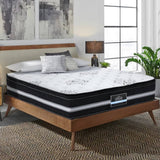 darrahopens Furniture > Mattresses Giselle Bedding Donegal Euro Top Cool Gel Pocket Spring Mattress 34cm Thick Queen
