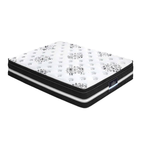 darrahopens Furniture > Mattresses Giselle Bedding Donegal Euro Top Cool Gel Pocket Spring Mattress 34cm Thick Queen