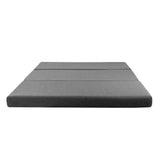 darrahopens Furniture > Mattresses Giselle Bedding Double Size Folding Foam Mattress Portable Bed Mat Dark Grey